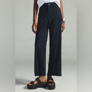 Anthropologie Colette cropped linen pants